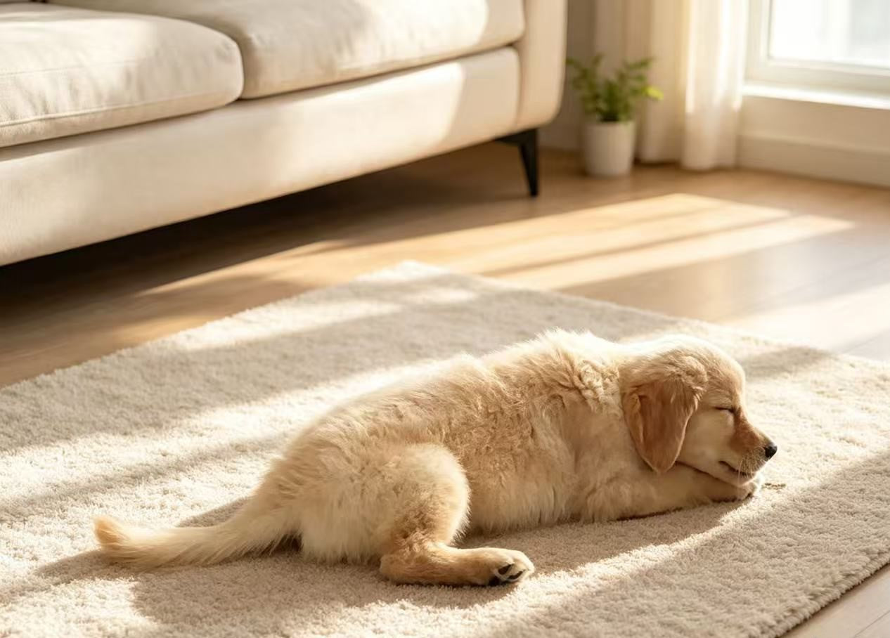 A Puppy's First Days at Home