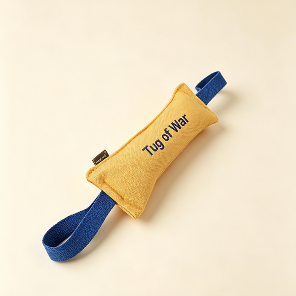 Canvas Dog Tug of War Toy, Interactive Chew Toy for Medium Large Dogs