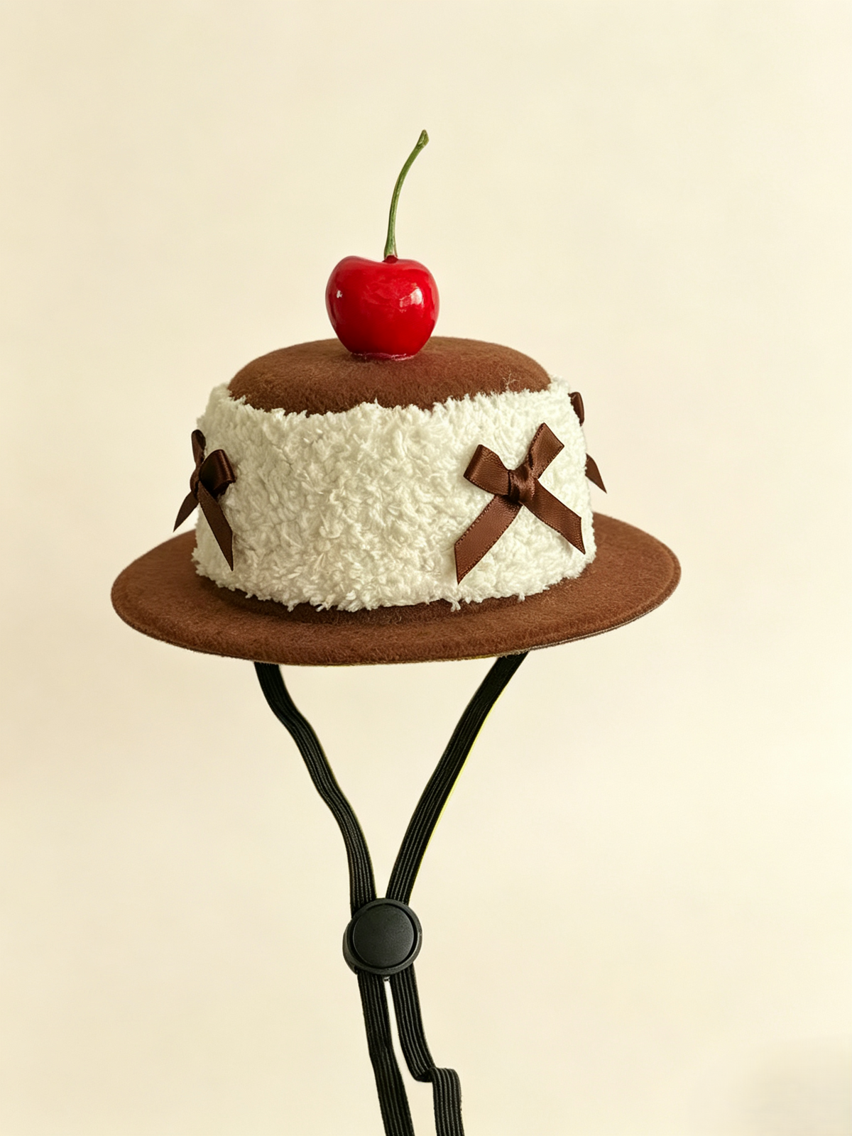Cute Cherry Cream Cake Pet Hat